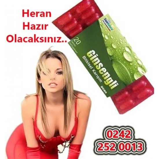 Bobo Ginsengli Bitkisel Ereksiyon Hapı